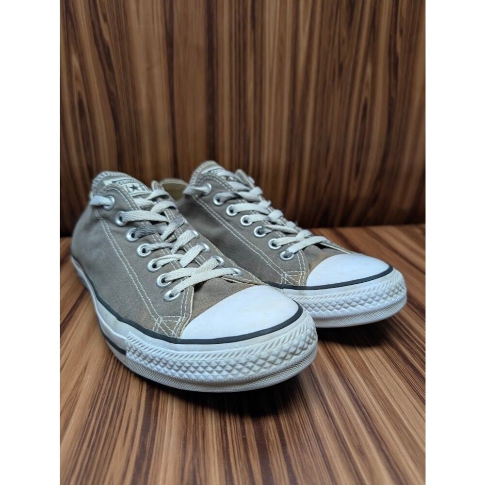 Converse Chuck Taylor All Star Low Top Sneaker Beige Skate Shoe Size 9